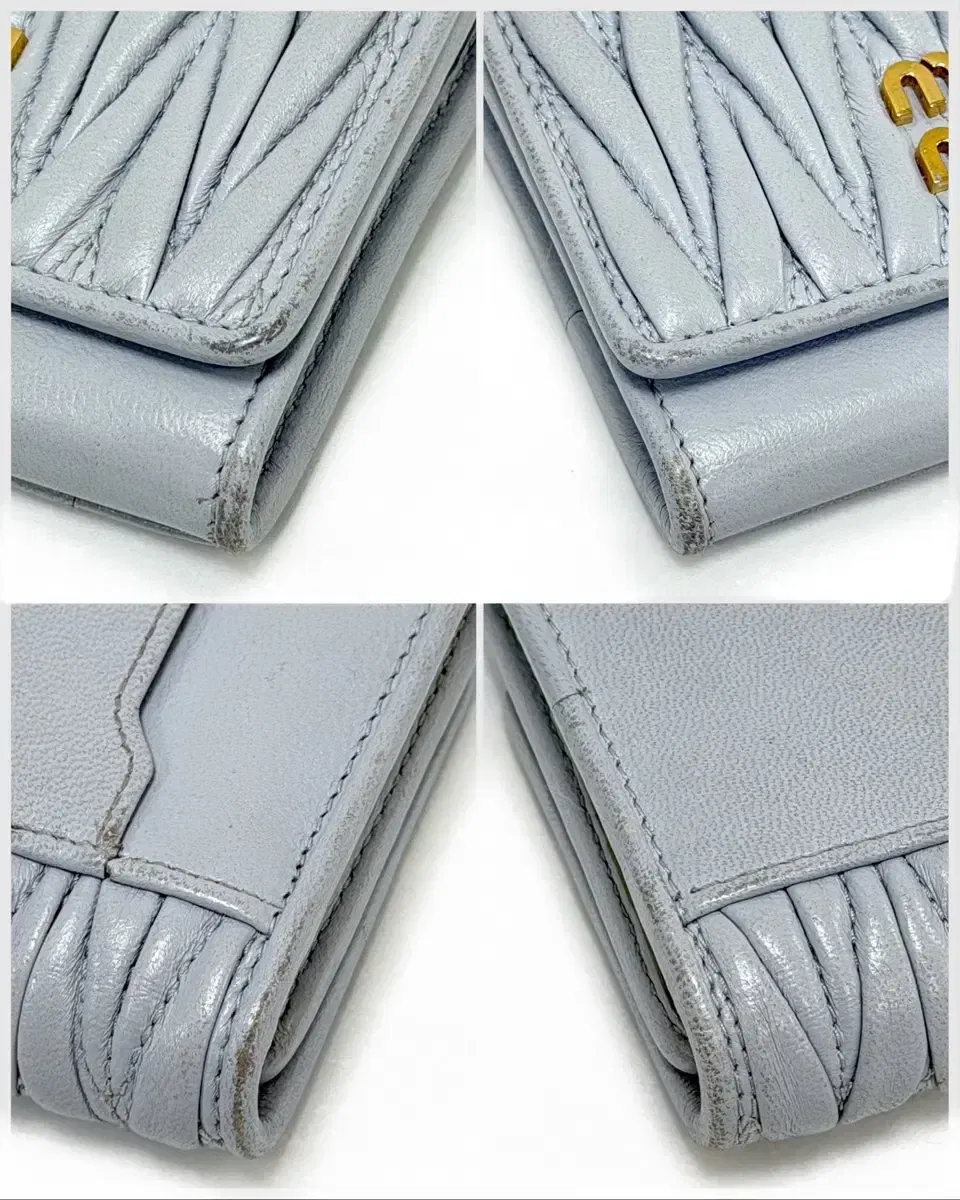 미우미우 마테라쎄 나파 레더 코인 카드지갑 | 세컨솔드